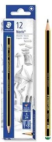 STAEDTLER ξύλινο μολύβι Noris 120-4, εξάγωνο, 2Η4, 12τμχ