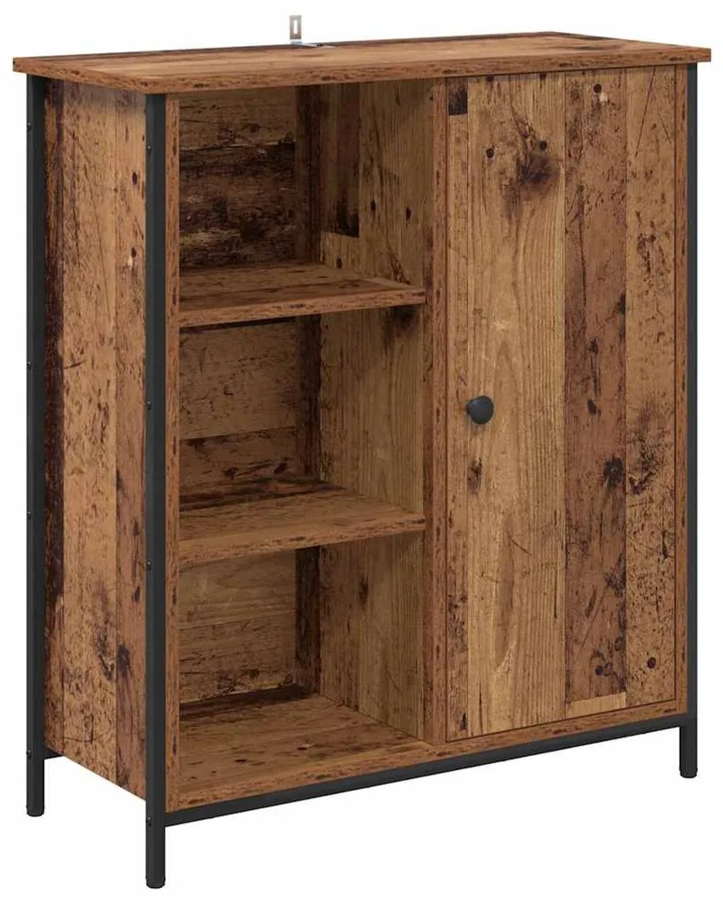 vidaXL Πλαϊνό γραφείο Παλιό Ξύλο 70 x 30 x 80 εκ. Επεξεργασμένο ξύλο