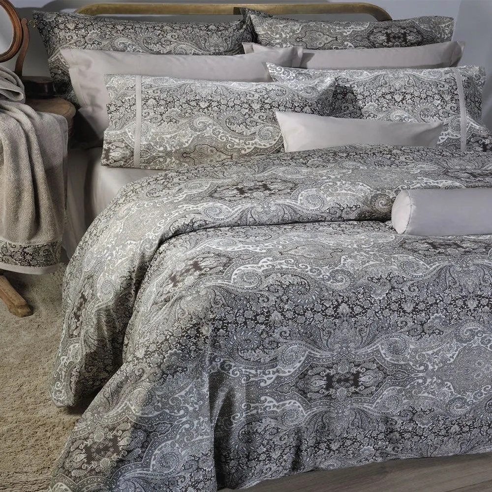 Πάπλωμα 834 Bombay Brown-Grey Down Town Υπέρδιπλo 235x250cm Cotton-Polyester