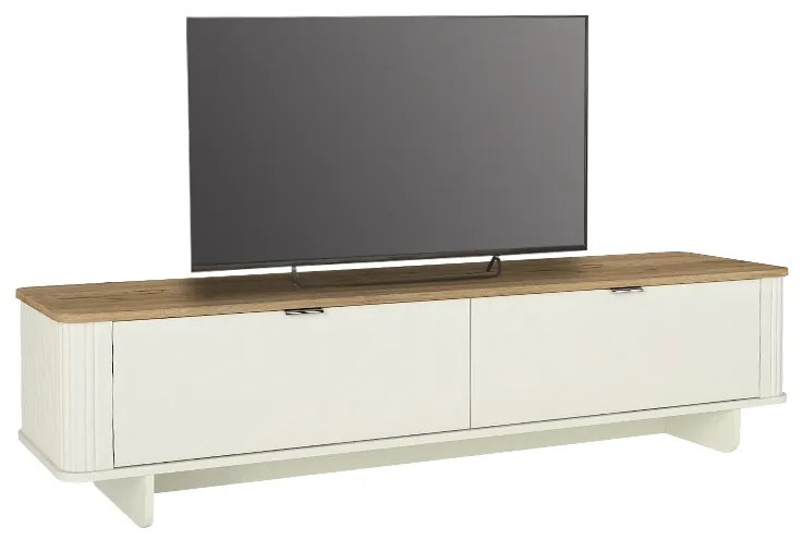 ΕΠΙΠΛΟ ΤΗΛΕΟΡΑΣΗΣ BOHEMA MEGAPAP ΧΡΩΜΑ IVORY - SEPET OAK 180X47X45,6ΕΚ.