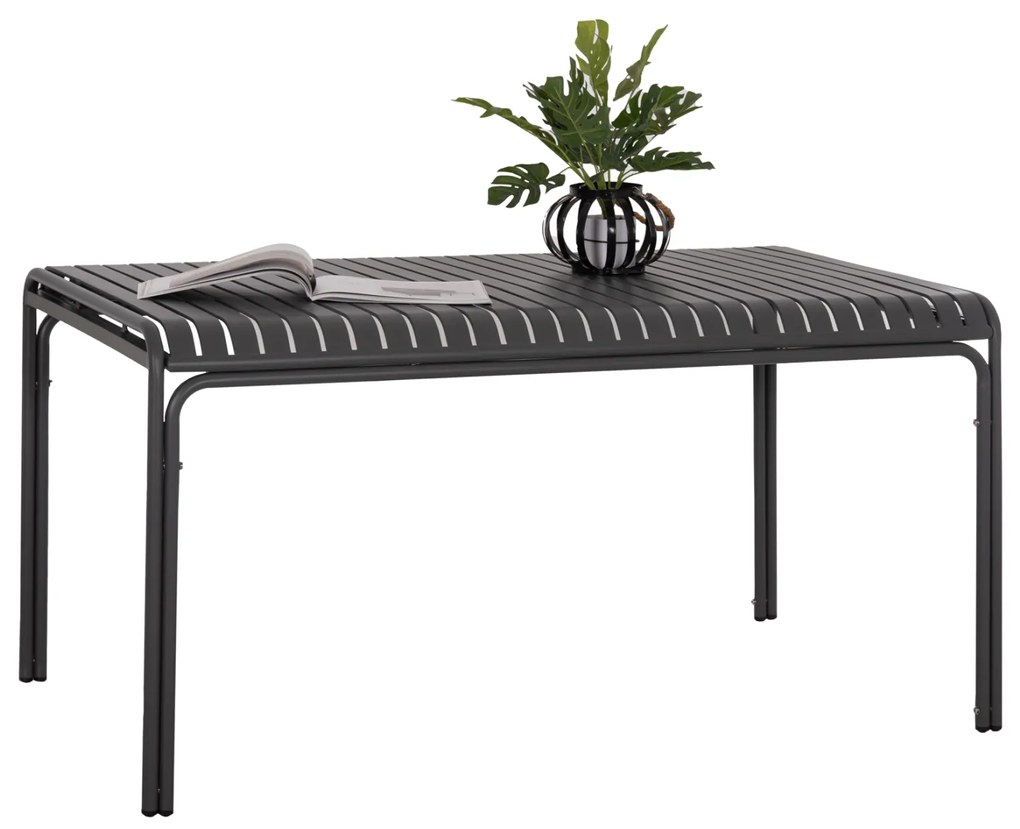 ΤΡΑΠΕΖΙ ΑΛΟΥΜΙΝΙΟΥ RACHEL HM6339.01 ΓΚΡΙ 150x80x75Υεκ.