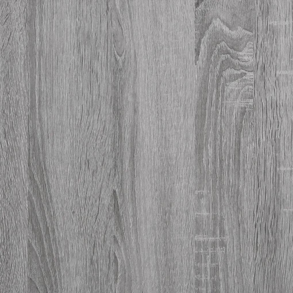 Ραφιέρα Τοίχου Γκρι Sonoma 102x30x29 εκ. Επεξεργασμένο Ξύλο - Γκρι
