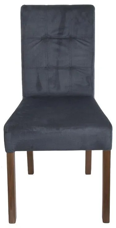 Καρέκλα Τραπεζαρίας Τ-12 Domenic Fylliana Γκρί με Grey Oak πόδια 45x45x90εκ. 2αδα 45x45x90 εκ.
