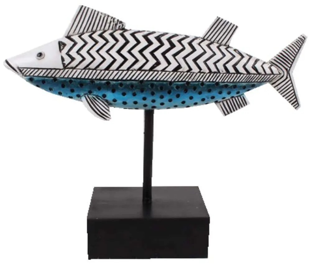 Διακοσμητικό Ψάρι Serranus 020851 26x8x21cm Multi Πολυρεσίνη