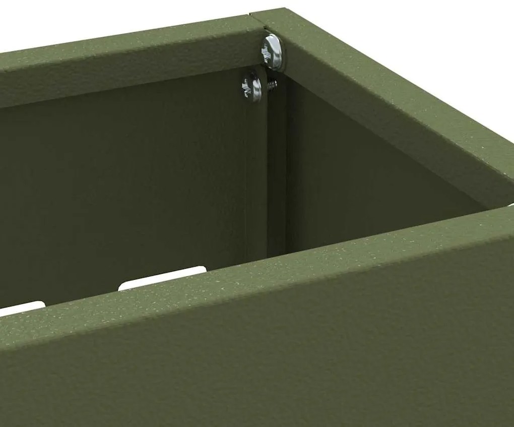 vidaXL Σχέδιο & βάση αποθήκευσης Λαδί 28 x 12 x 41 εκ Ατσάλι