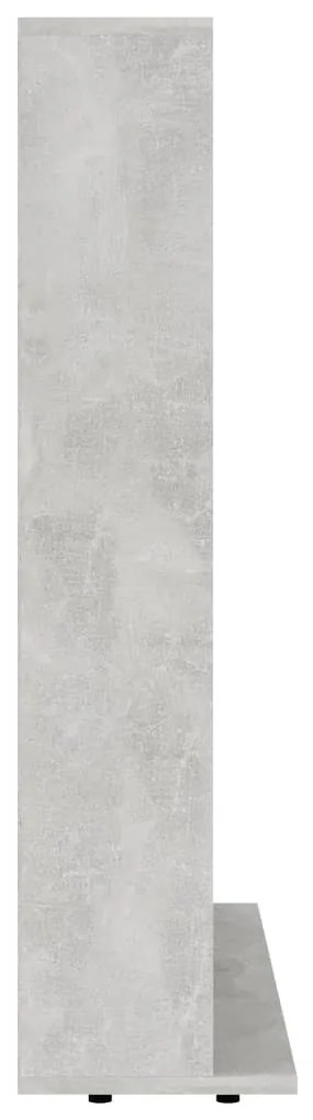 Έπιπλο για CD Γκρι του Σκυροδέματος 100x23x89,5 εκ. Επεξ. Ξύλο 801791