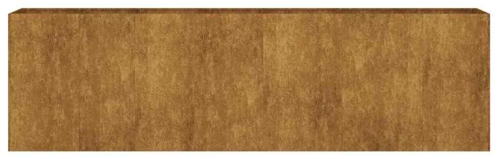 vidaXL Ζαρντινιέρα 280 x 40 x 80 εκ. από Ατσάλι Σκληρυθέν στον Αέρα