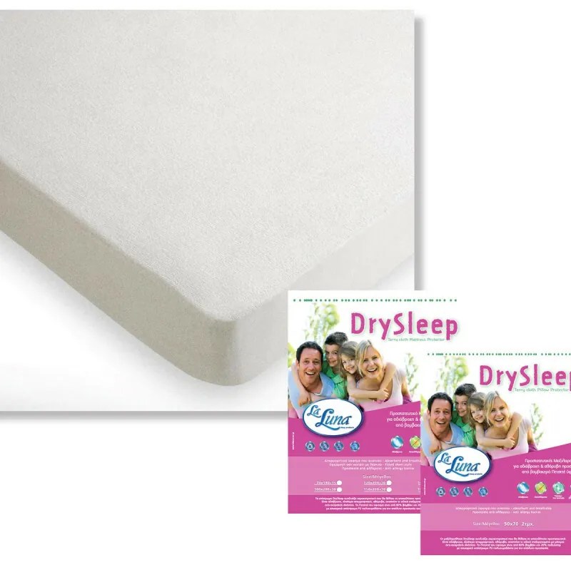 Κάλυμμα Στρώματος Κούνιας Αδιάβροχο Dry Sleep 70x140+15 - La Luna