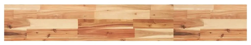 Ράφι Κρεμαστό 160x20x4 εκ. Φινίρισμα Λαδιού Μασίφ Ακακία - Καφέ