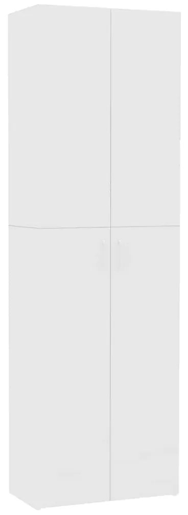 vidaXL Ντουλάπα Γραφείου Λευκή 60 x 32 x 190 εκ. από Επεξ. Ξύλο