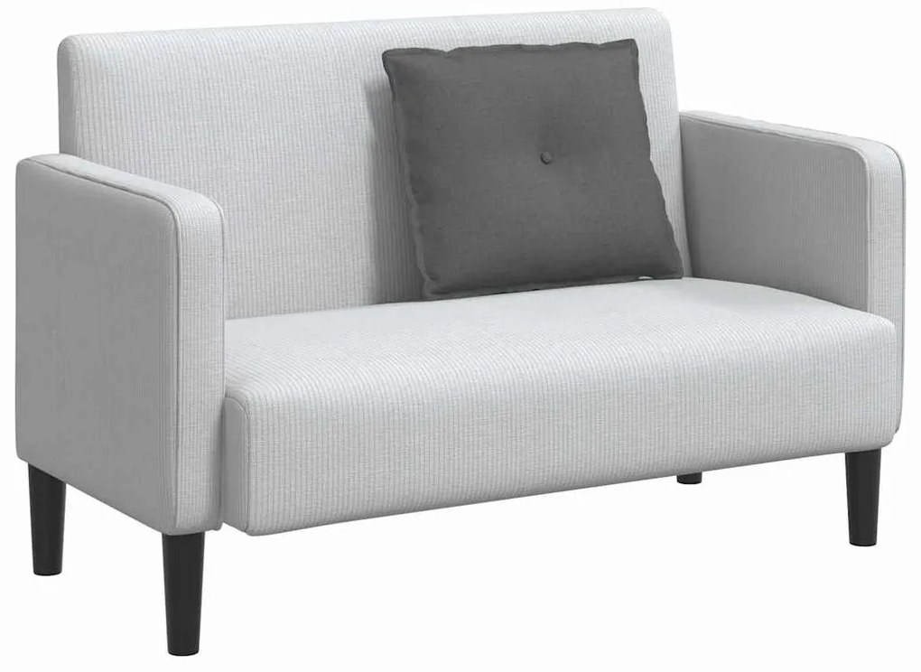 vidaXL Μαξιλάρι Πλάτης Σκούρο Γκρι 60 x 19 x 50 εκ ύφασμα