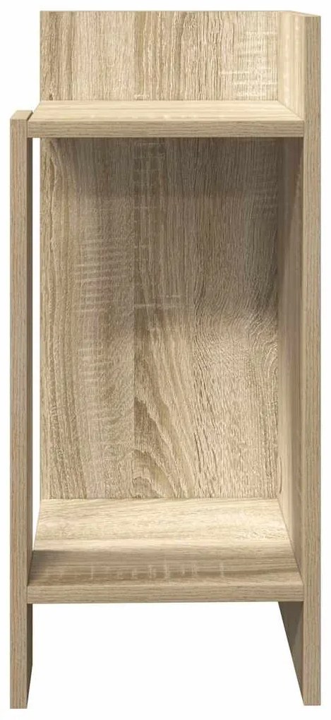 Τραπεζάκια 2 τεμ. με ράφι Sonoma Δρυς 25,5x27x60 εκ. - Καφέ