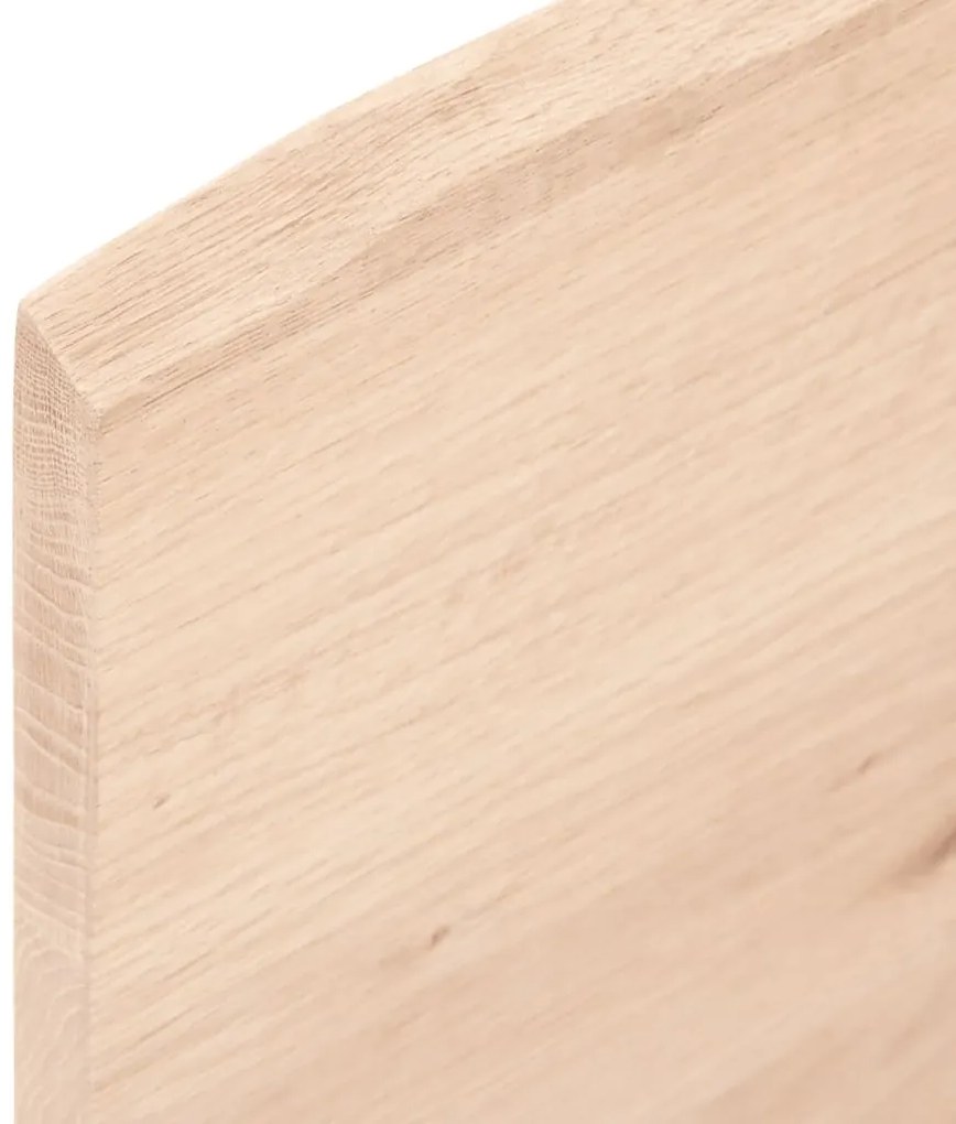 vidaXL Πάγκος Μπάνιου 100x50x2 εκ. Ακατέργαστο Μασίφ Ξύλο