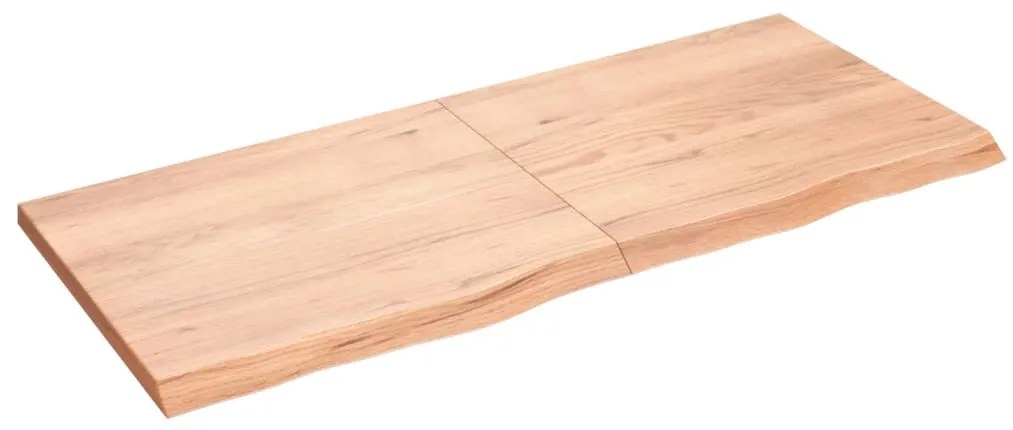 Επιφ Τραπεζιού Αν Καφέ 140x60x(2-4)εκ. Επεξ. Μασίφ Ξύλο Δρυός