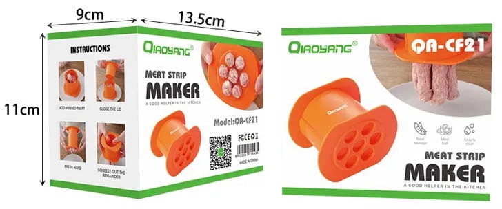Qiaoyang χειροκίνητος παρασκευαστής κεφτέδων QA-CF21 - Qiaoyang meat strip maker QA-CF21