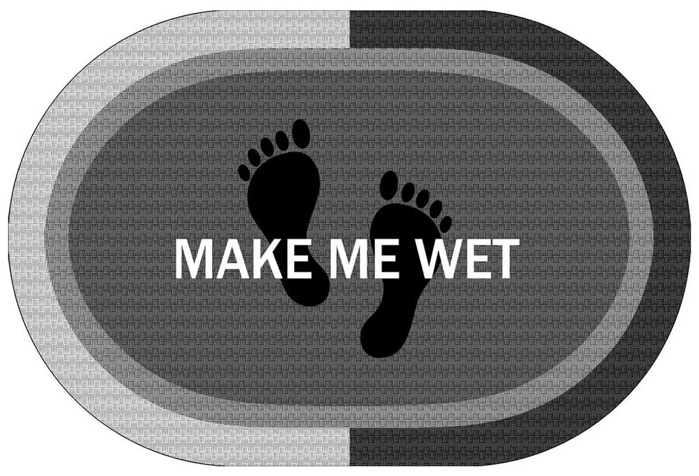 Υπεραπορροφητικό Πατάκι Μπάνιου (50x70) Dimcol Make Me Wet Grey