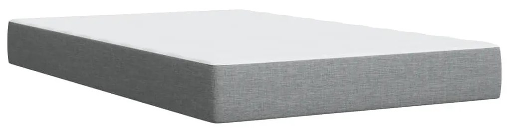 ΚΡΕΒΑΤΙ BOXSPRING ΜΕ ΣΤΡΩΜΑ ΑΝΟΙΧΤΟ ΓΚΡΙ 120X190 ΕΚ. ΥΦΑΣΜΑΤΙΝΟ 3291607