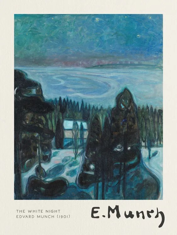 Αναπαραγωγή The White Night - Edvard Munch