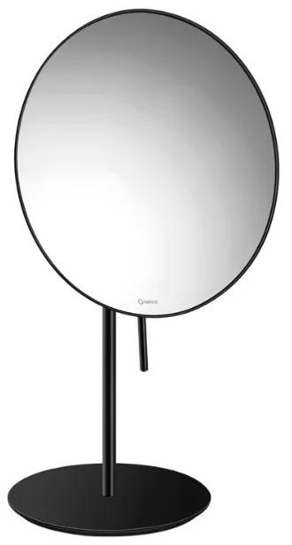 Καθρέπτης Μεγεθυντικός Επικαθήμενος Ø20 εκ. x3 Black Mat Sanco Cosmetic Mirrors MR-703-M116