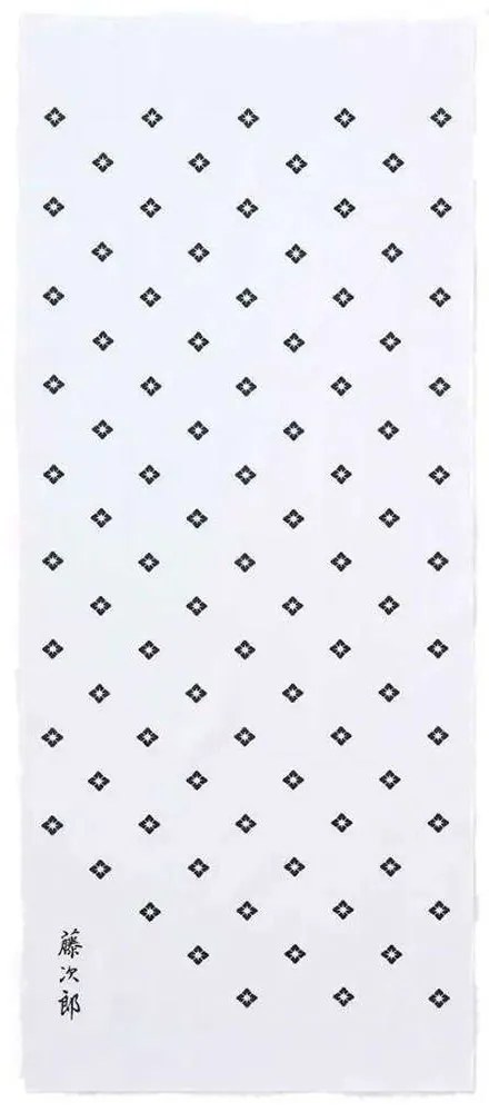 Πετσέτα Κουζίνας Tenugui F-377 White-Blue Tojiro 86x35cm 100% Cotton