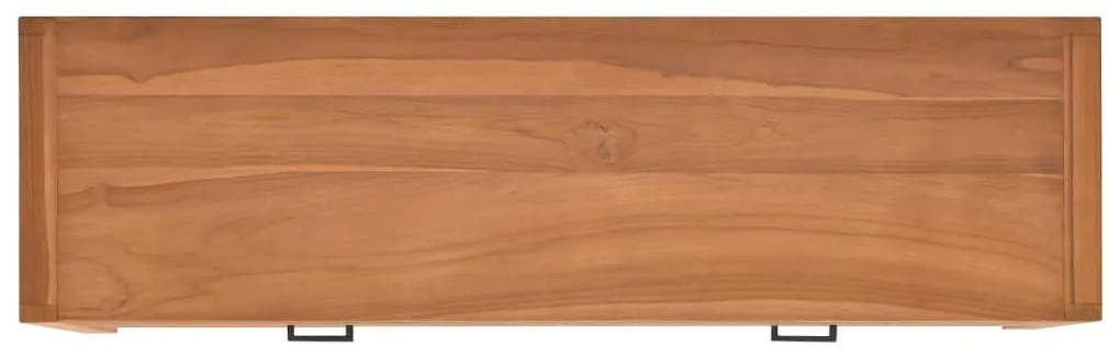 vidaXL Έπιπλο Τηλεόρασης 120 x 40 x 45 εκ. από Μασίφ Ξύλο Teak