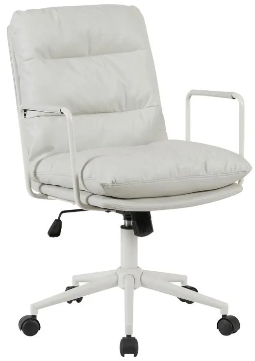 Καρέκλα γραφείου διευθυντη Kreno PES γκρι 56x67x89-97εκ 56x67x97 εκ.