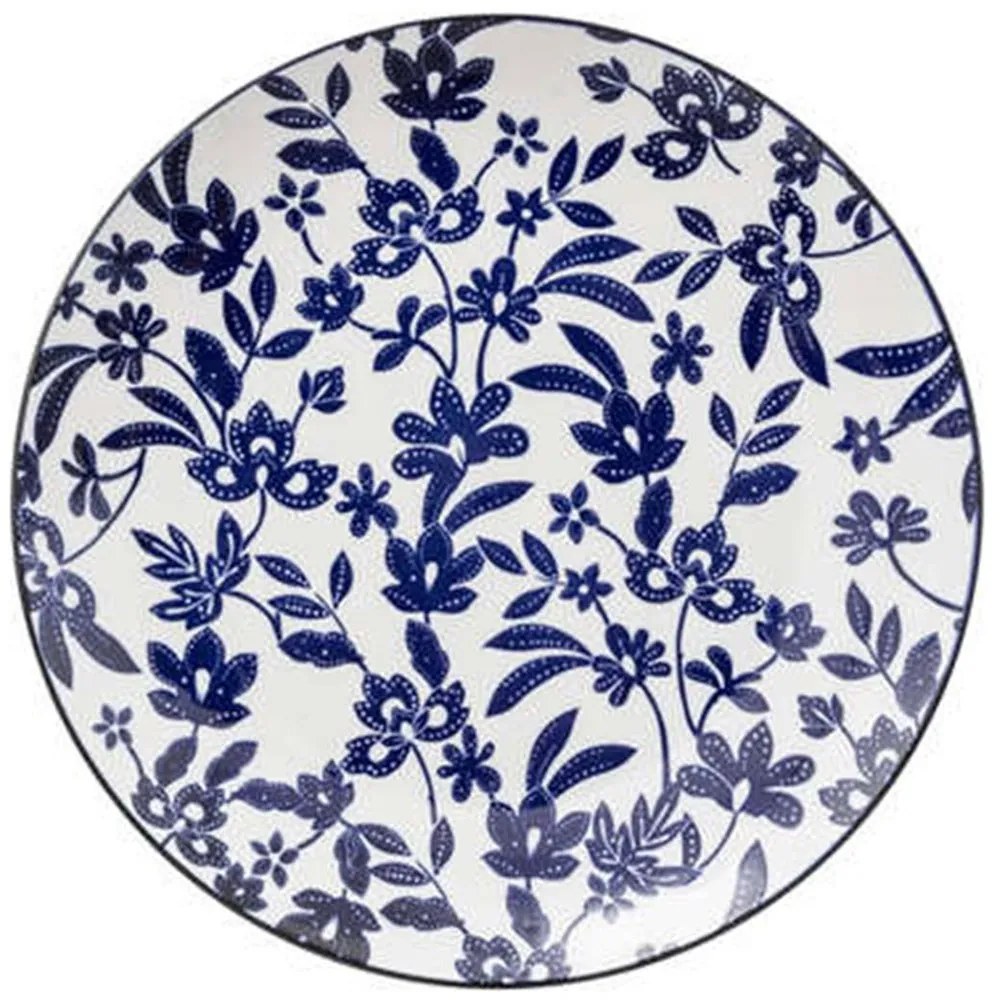 Πιάτο Ρηχό Maria 07.194966 Φ27cm Blue-White Πορσελάνη