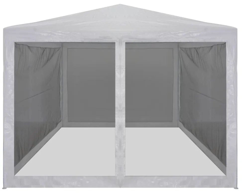 vidaXL Τέντα Εκδηλώσεων με 4 Τοιχώματα με Δίχτυ 4 x 3 μ.