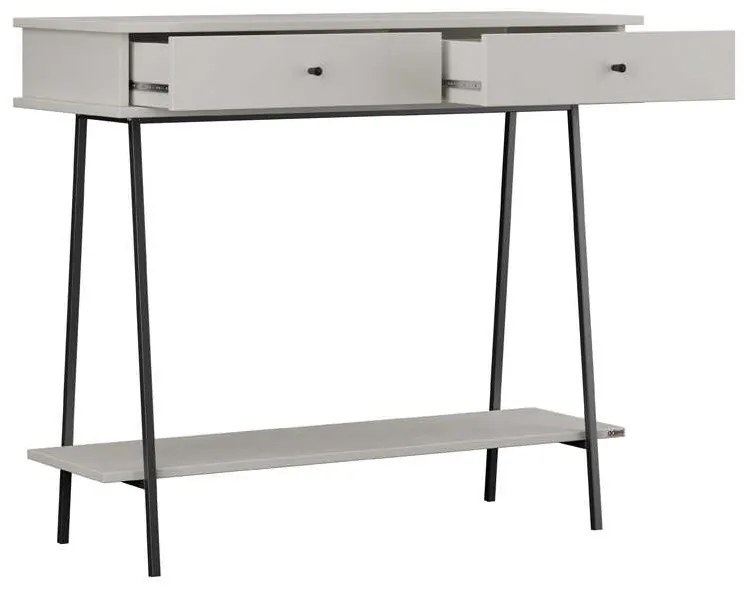 Κονσόλα Elite Megapap χρώμα λευκό του πάγου 100x40x88εκ.