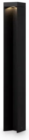 Επιδαπέδιο Φωτιστικό LED Αλουμίνιο Essen H65 Φ8,5 Maytoni-O596FL-L9B4K1-Μαύρο O596FL-L9B4K1