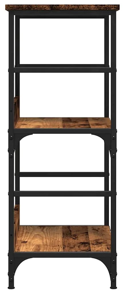 Ντουλάπι βιβλίων Παλιό ξύλο 50x33x82 cm Κατασκευασμένο ξύλο - Καφέ