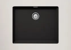 Schock Cristalite Manhattan 30060U Nero Υποκαθήμενος Νεροχύτης 55,6x45,6cm