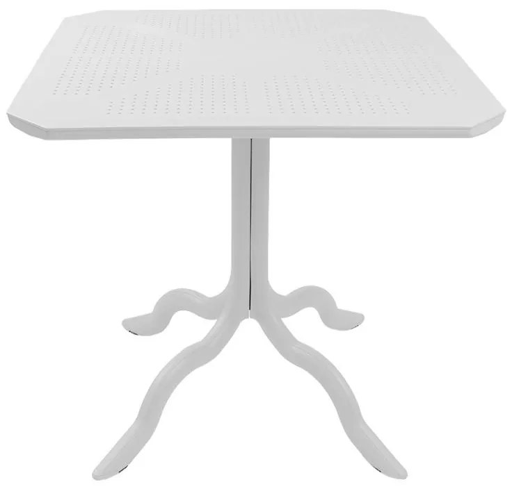 Τραπεζαρία Groovy-Halcyon σετ 5τεμ PP λευκό 80x80x74,5εκ. 80x80x74.5 εκ.