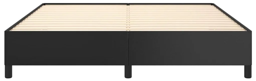 vidaXL Πλαίσιο Κρεβατιού Μαύρο 180x200 εκ. από Συνθετικό Δέρμα