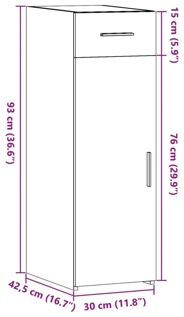 ΣΥΡΤΑΡΙΕΡΑ ΜΑΥΡΗ 30X42,5X93 ΕΚ. ΑΠΟ ΕΠΕΞΕΡΓΑΣΜΕΝΟ ΞΥΛΟ 846272