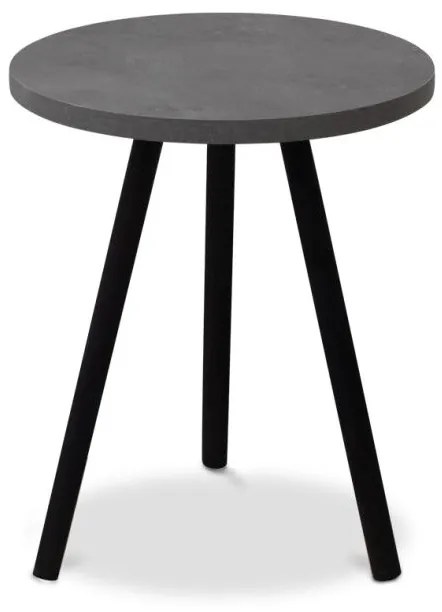 Βοηθητικό τραπεζάκι Roma Megapap γκρι ρετρό 33,5x33,5x46εκ. GP022-0026,11 GP022-0026,11 Γκρι