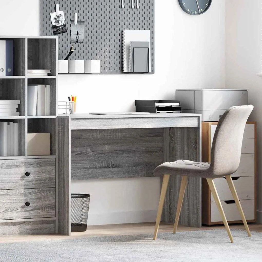 vidaXL Γραφείο Γκρι sonoma 100 x 50 x 76 εκ. Επεξεργασμένο ξύλο