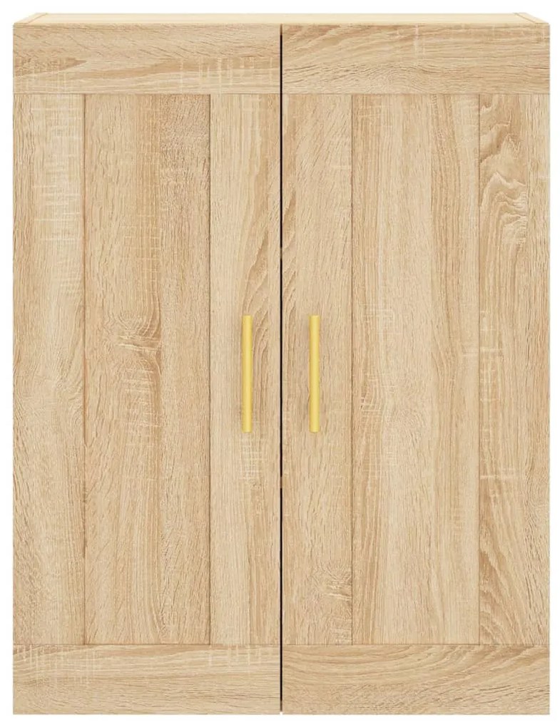 vidaXL Ντουλάπι Επιτοίχιο Sonoma Δρυς 69,5 x 34 x 90 εκ. Επεξεργ. Ξύλο