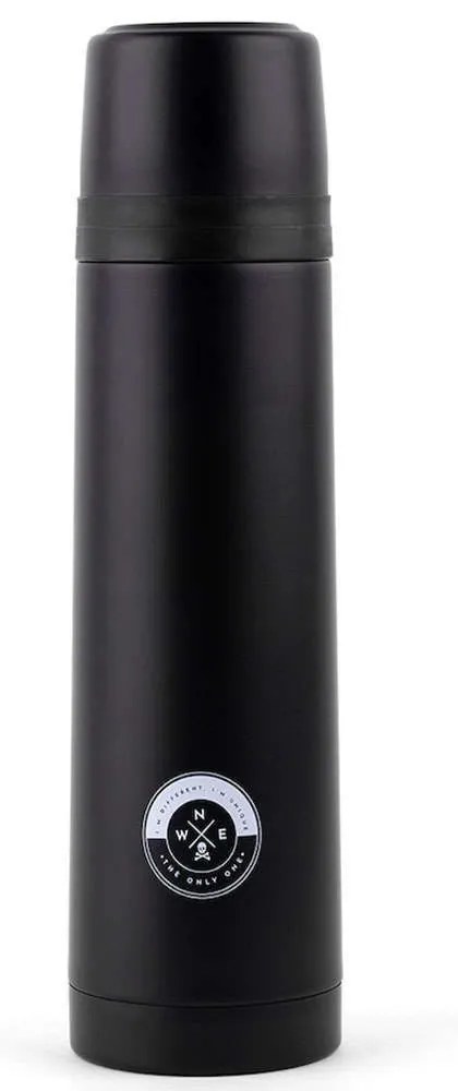 Θερμός Διπλού Τοιχώματος Home 20.21.0960 500ml Black Scalpers