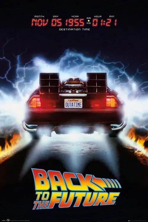 Αφίσα Back To The Future - Delorean