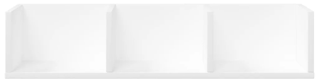 vidaXL Ντουλάπια Τοίχου 2 τεμ. Λευκά 75x18x16,5 εκ. Επεξεργασμένο Ξύλο