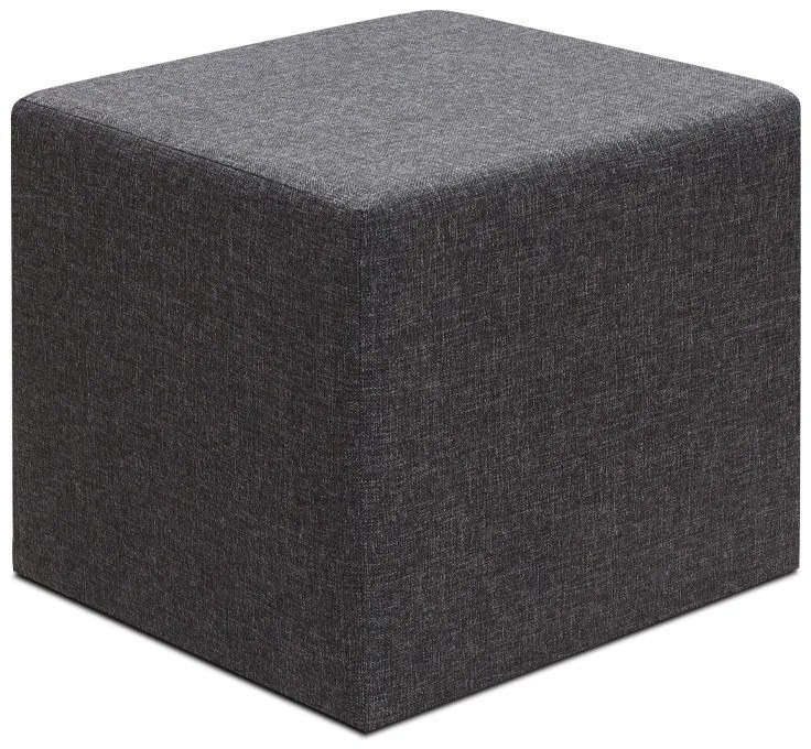 Megapap Σκαμπό Linda Υφασμάτινο Ανθρακί 40x40x40εκ.