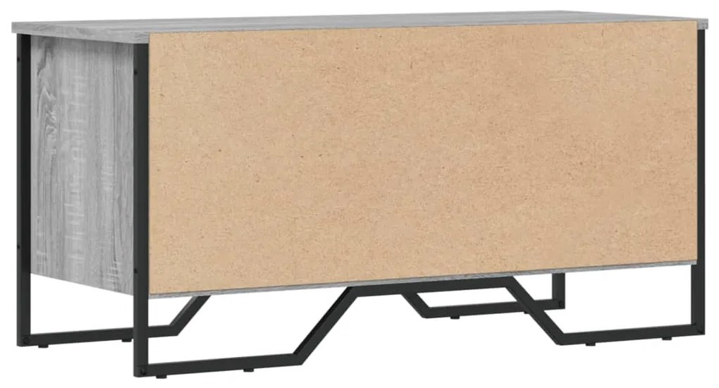 vidaXL Παπουτσοθήκη Γκρι Sonoma 90x38x45,5 εκ. από Επεξεργ. Ξύλο