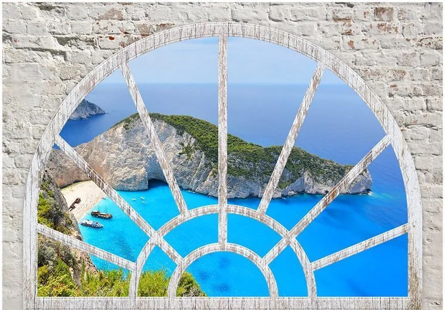 Αυτοκόλλητη φωτοταπετσαρία - Look At The Island Of Dreams - 245x175