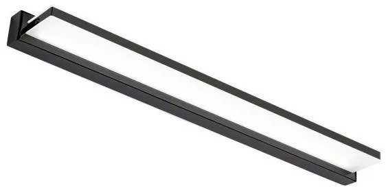 Απλίκα Φωτιστικό Τοίχου Μπάνιου LED 14W 4000K IP20 62x7 Spotlight-6481-Μαύρο 6481