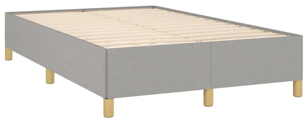 ΚΡΕΒΑΤΙ BOXSPRING ΜΕ ΣΤΡΩΜΑ ΑΝΟΙΧΤΟ ΓΚΡΙ 120X190 ΕΚ. ΥΦΑΣΜΑΤΙΝΟ 3269690