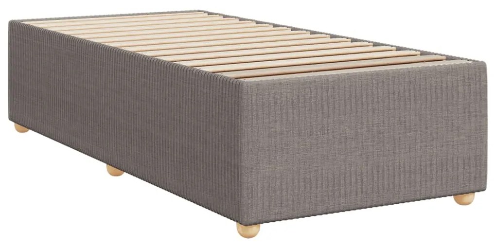 ΚΡΕΒΑΤΙ BOXSPRING ΜΕ ΣΤΡΩΜΑ TAUPE 80X200 ΕΚ. ΥΦΑΣΜΑΤΙΝΟ 3287294