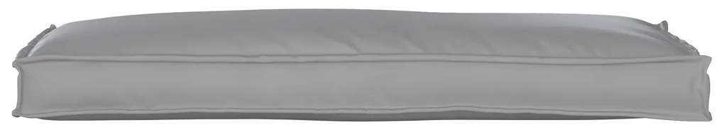 vidaXL Μαξιλάρι Παλετών για Παγκάκι Γκρι 110x40x8 εκ. Ύφασμα Oxford