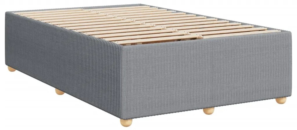 ΚΡΕΒΑΤΙ BOXSPRING ΜΕ ΣΤΡΩΜΑ ΑΝΟΙΧΤΟ ΓΚΡΙ 120X190 ΕΚ. ΥΦΑΣΜΑΤΙΝΟ 3289702