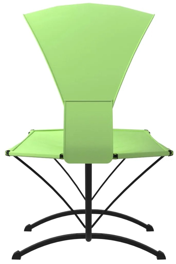 vidaXL Ξαπλώστρα Εξ.Χωρ. με Σκέπαστρο Πράσινη Ατσάλι + Ύφασμα Oxford